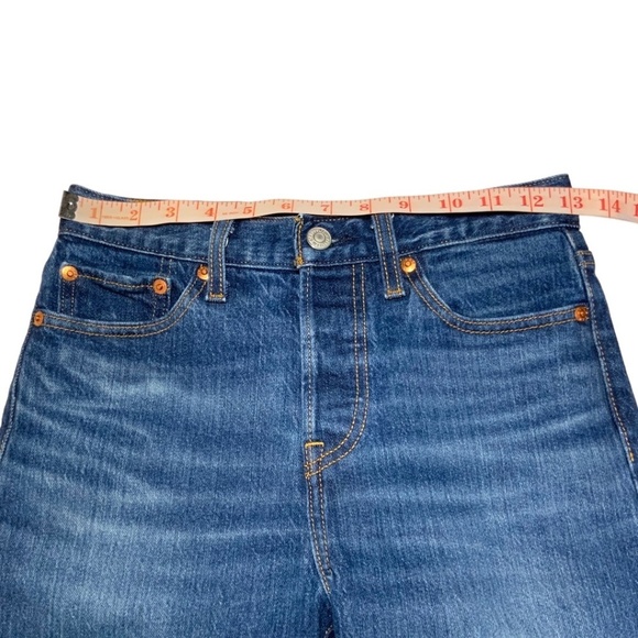 LEVI’S Premium Denim Wedgie Jeans Medium Wash 5 Pocket US Sz 25 - Picture 6 of 11